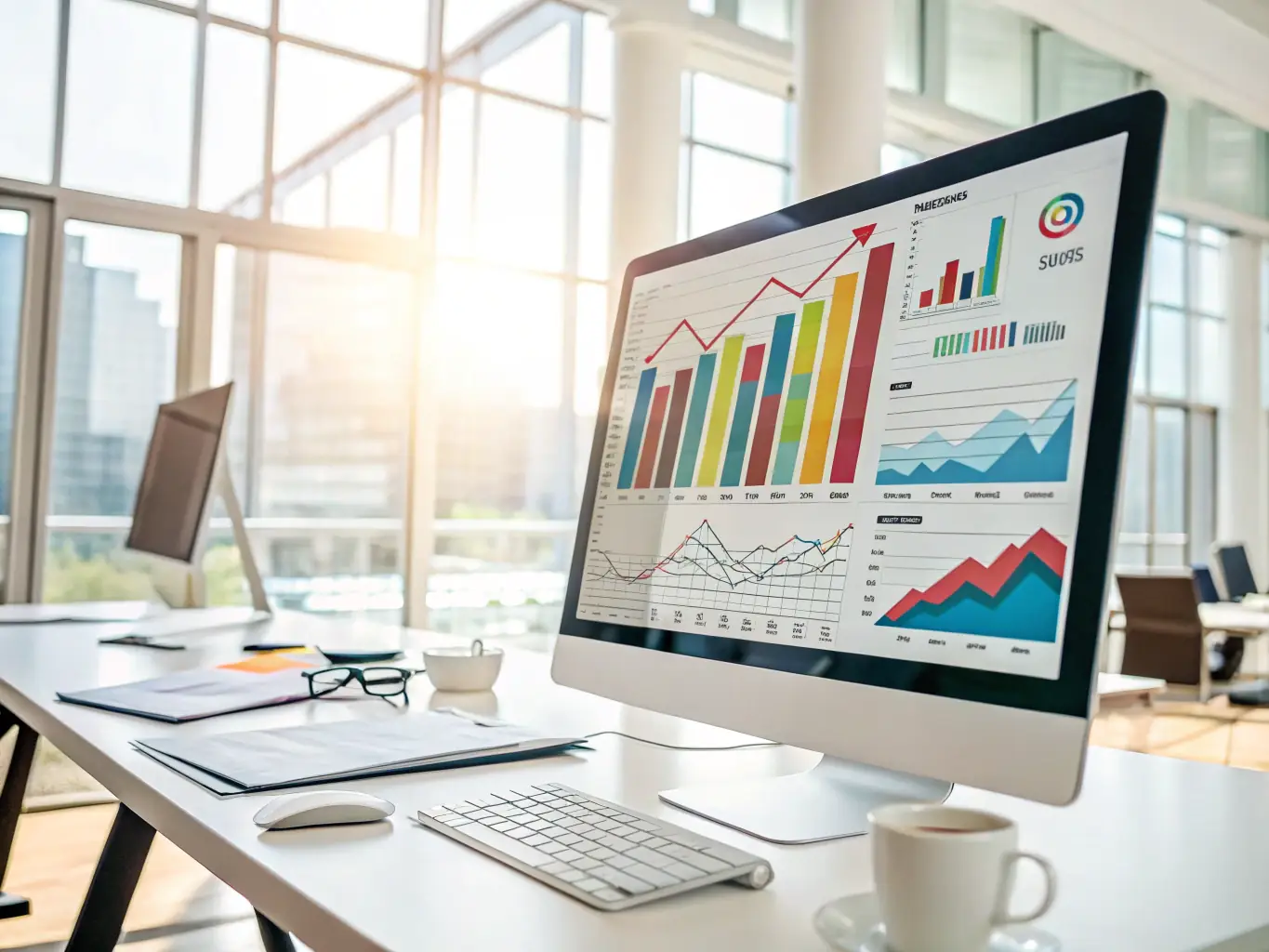 A graph showing measurable results and positive ROI from digital marketing campaigns, highlighting the commitment to delivering success.